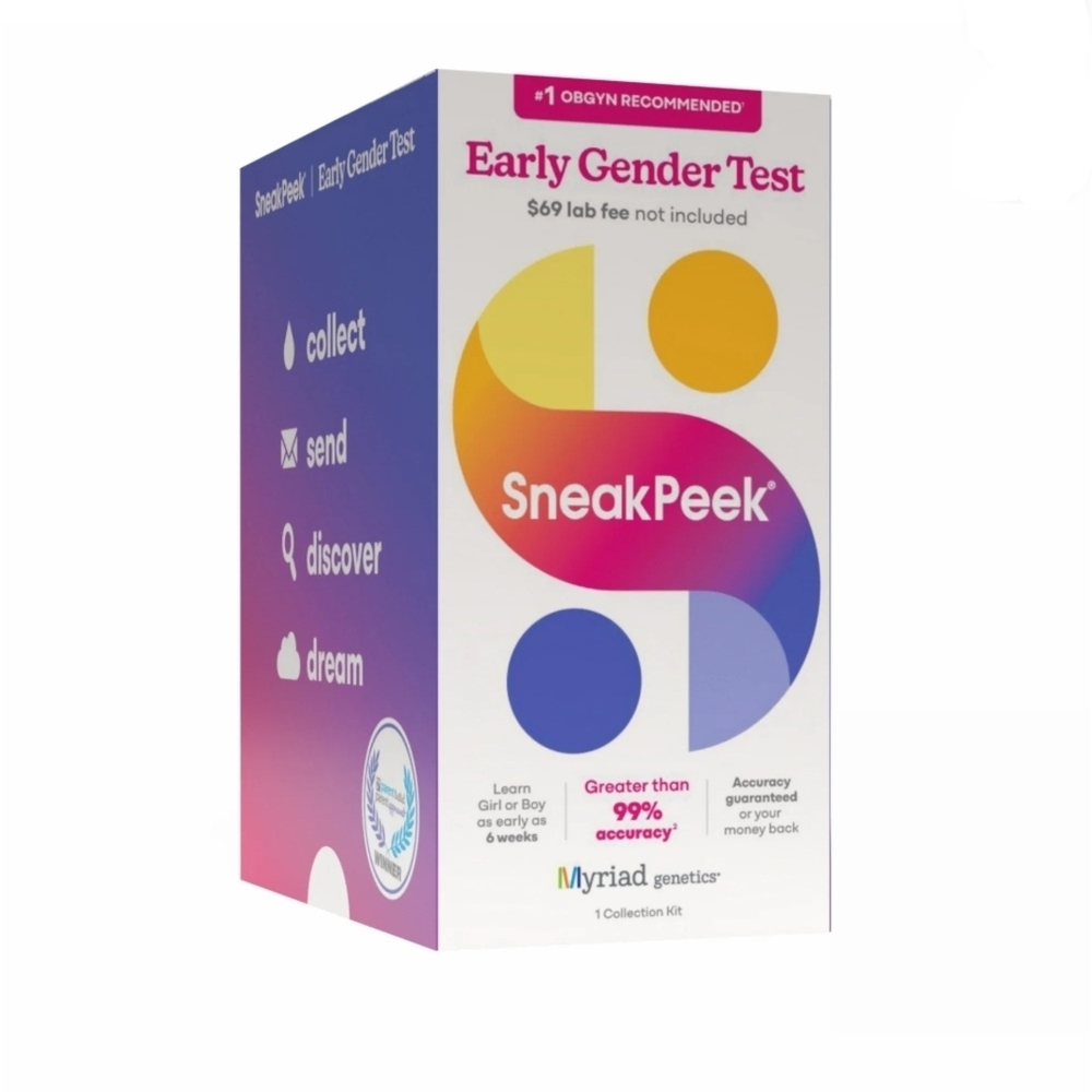 Sneak Peek Early Gender Test Kit - Lab Fee Not Included